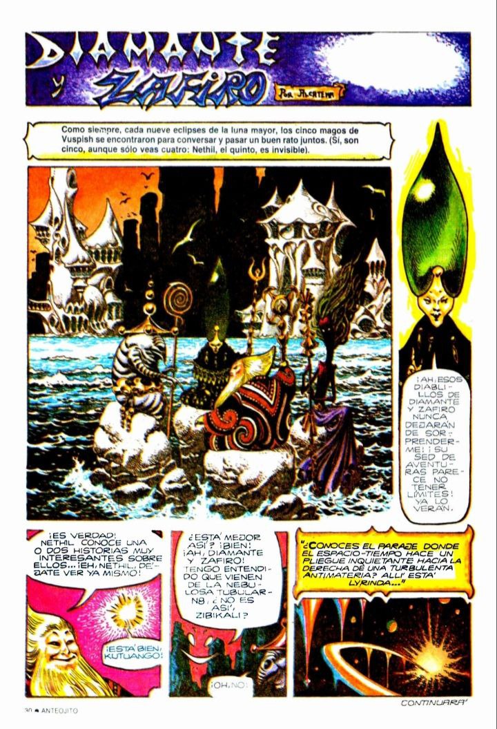 Portada ampliada de Diamante y Zaturo