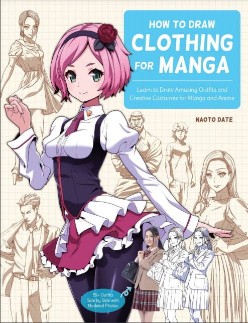 Portada ampliada de HOW TO DRAW CLOTHING FOR MANGA