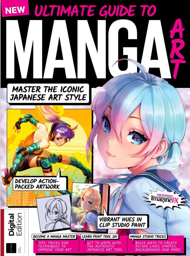 Portada ampliada de ULTIMATE GUIDE TO MANGA ART