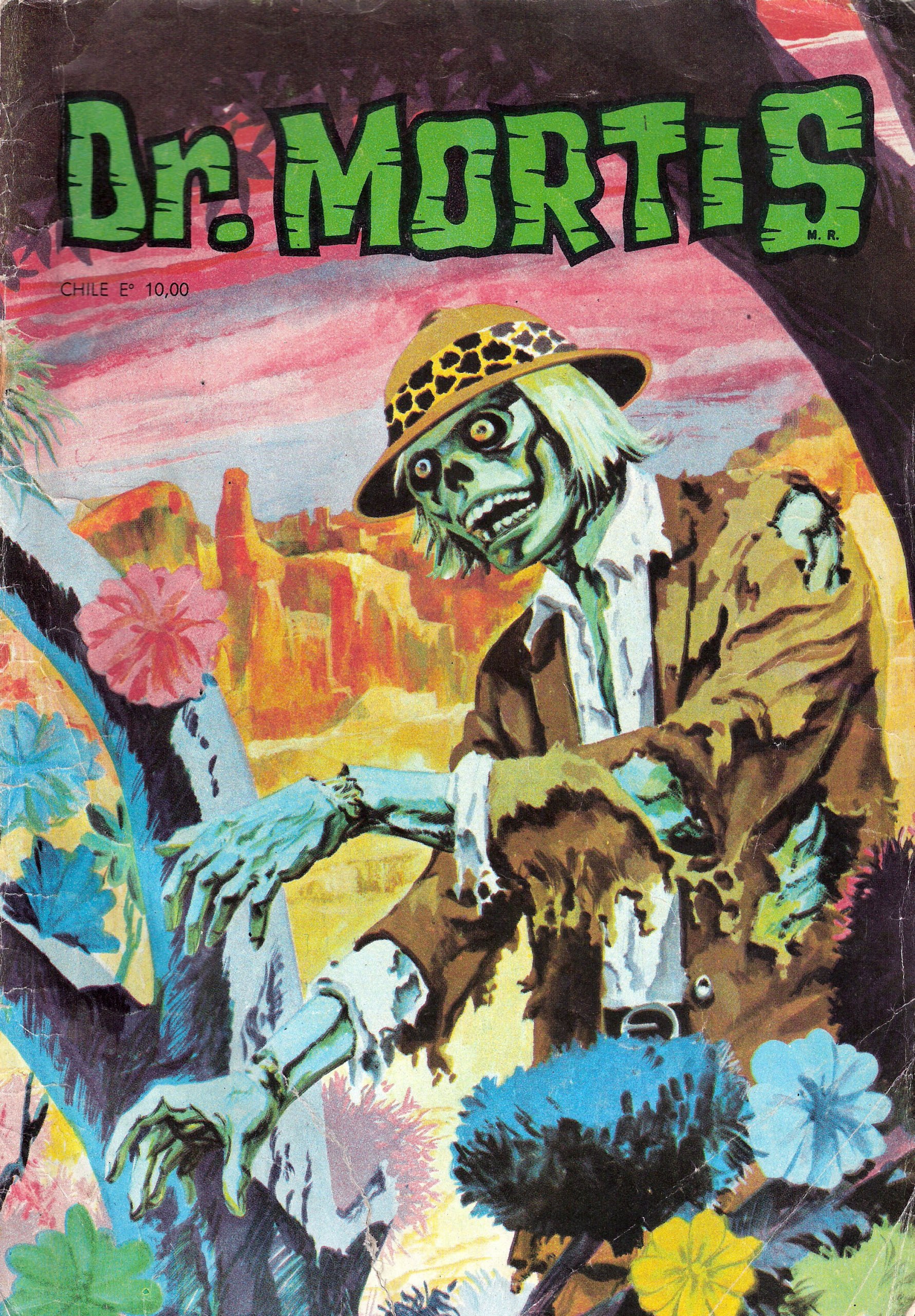 Portada ampliada de Dr. Mortis
