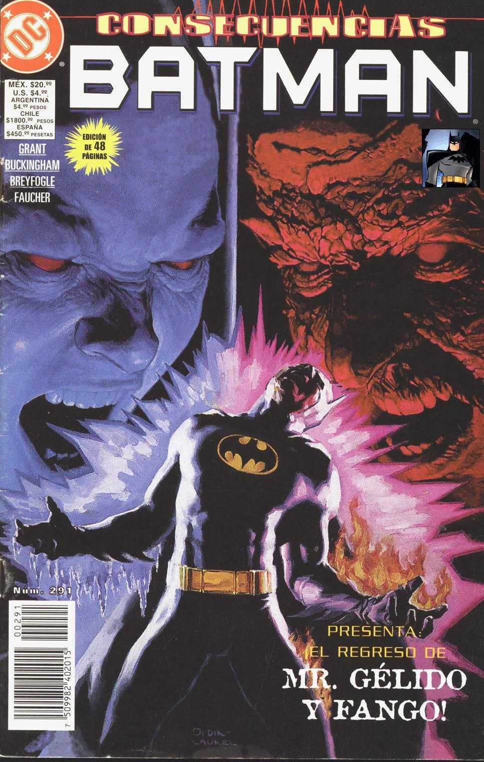 Portada ampliada de BATMAN