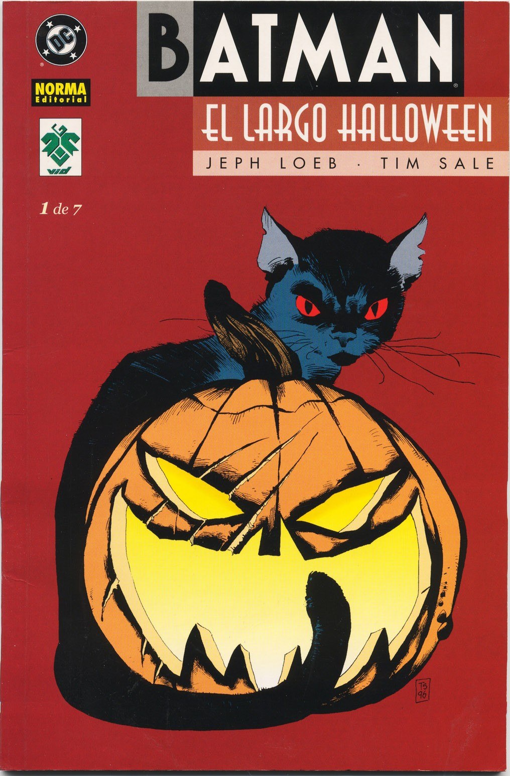 Portada ampliada de BATMAN EL LARGO HALLOWEEN