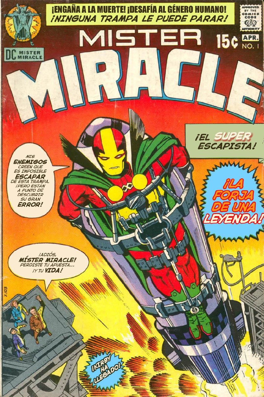 Portada ampliada de MISTER MIRACLE