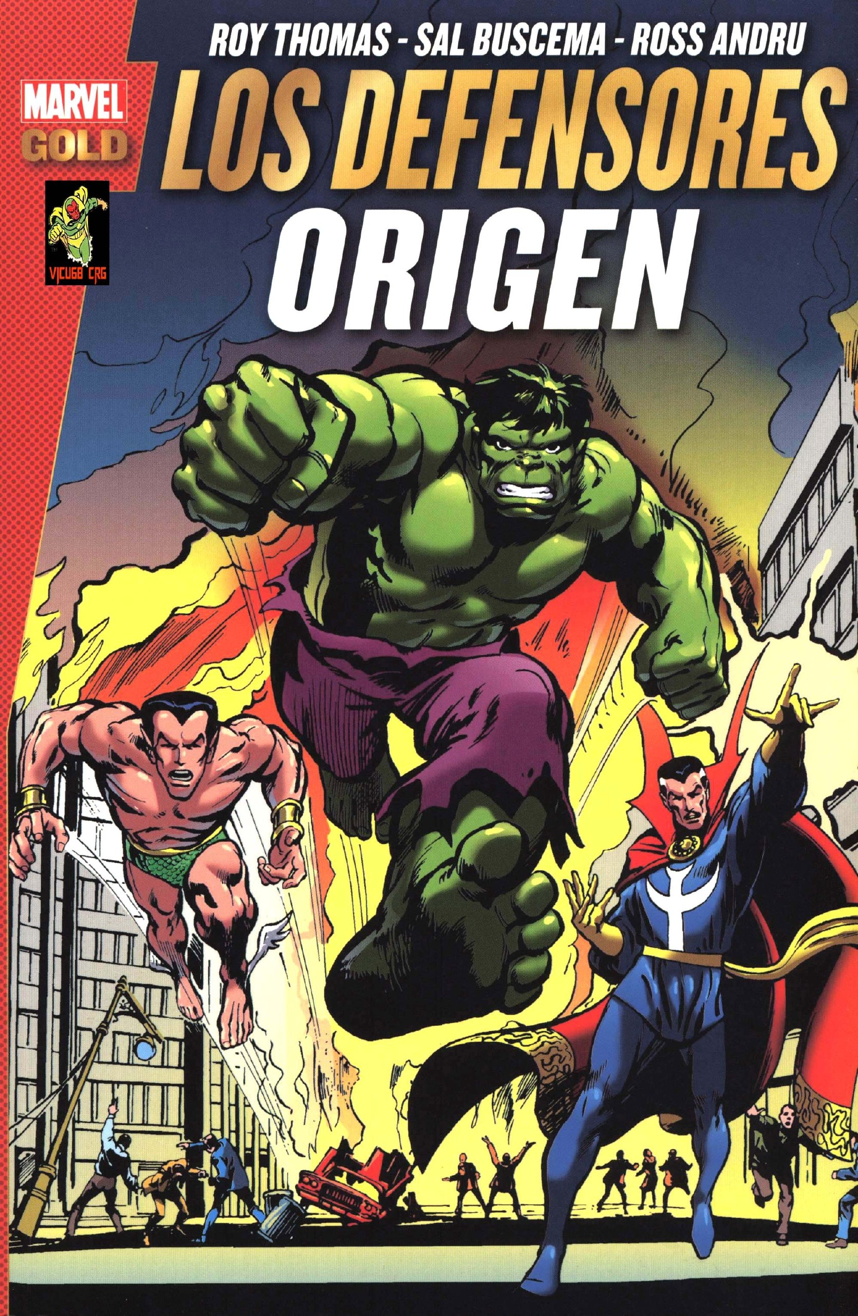 Portada ampliada de LOS DEFENSORES ORIGEN