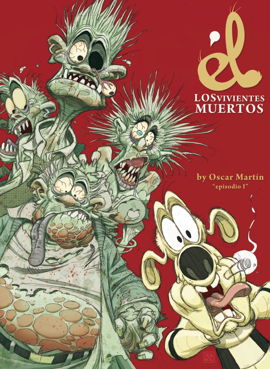 Portada ampliada de LOS VIVIENTES MUERTOS