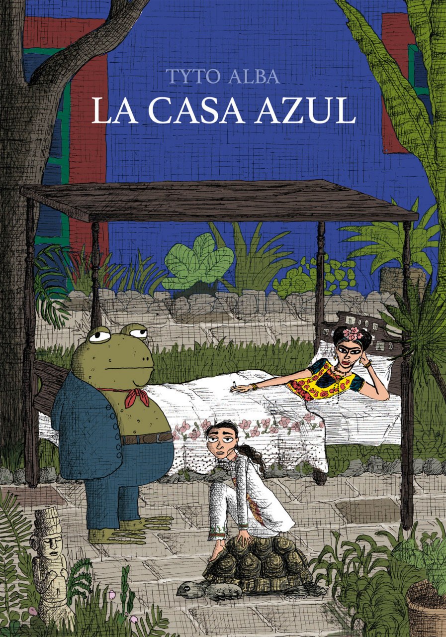 Portada ampliada de LA CASA AZUL
