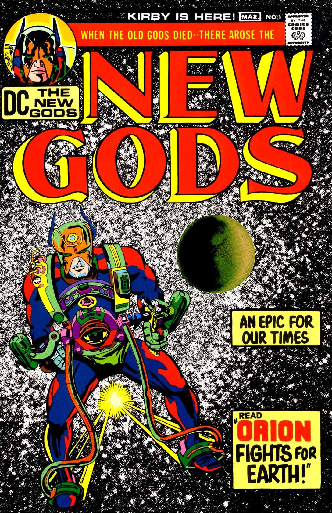Portada ampliada de The New Gods