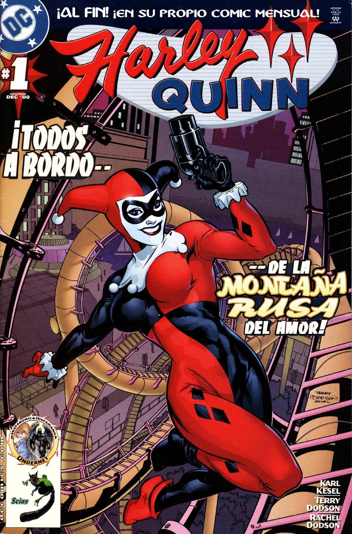 Portada ampliada de Harley Quinn