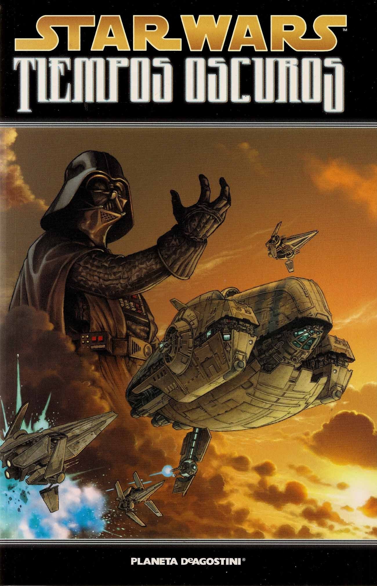Portada ampliada de STAR WARS TIEMPOS OSCUROS