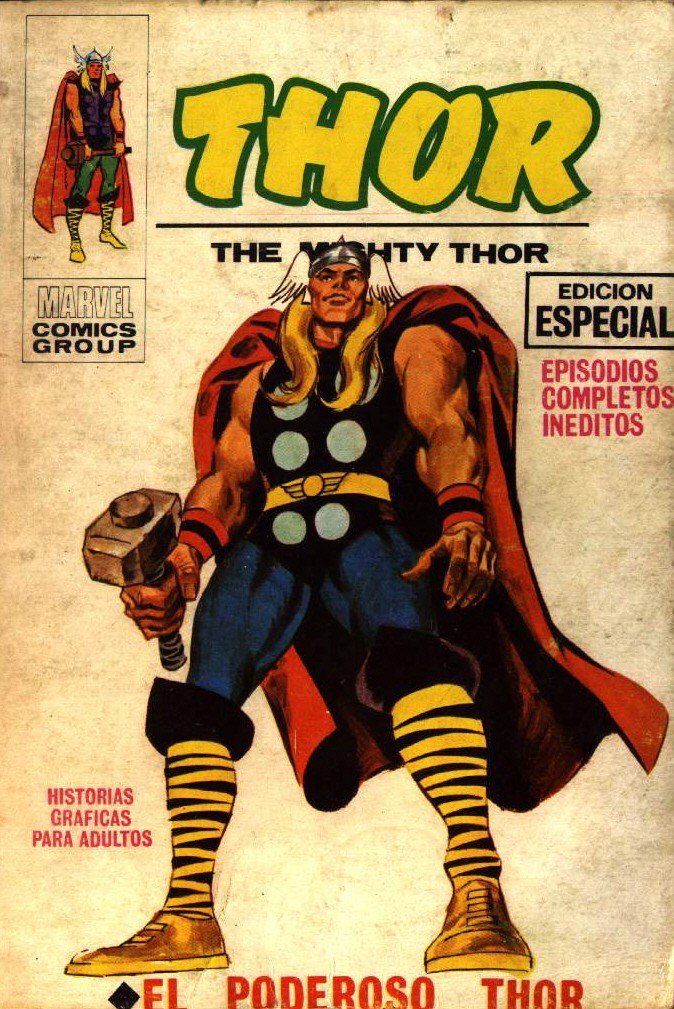 Portada ampliada de THOR THE MIGHTY THOR