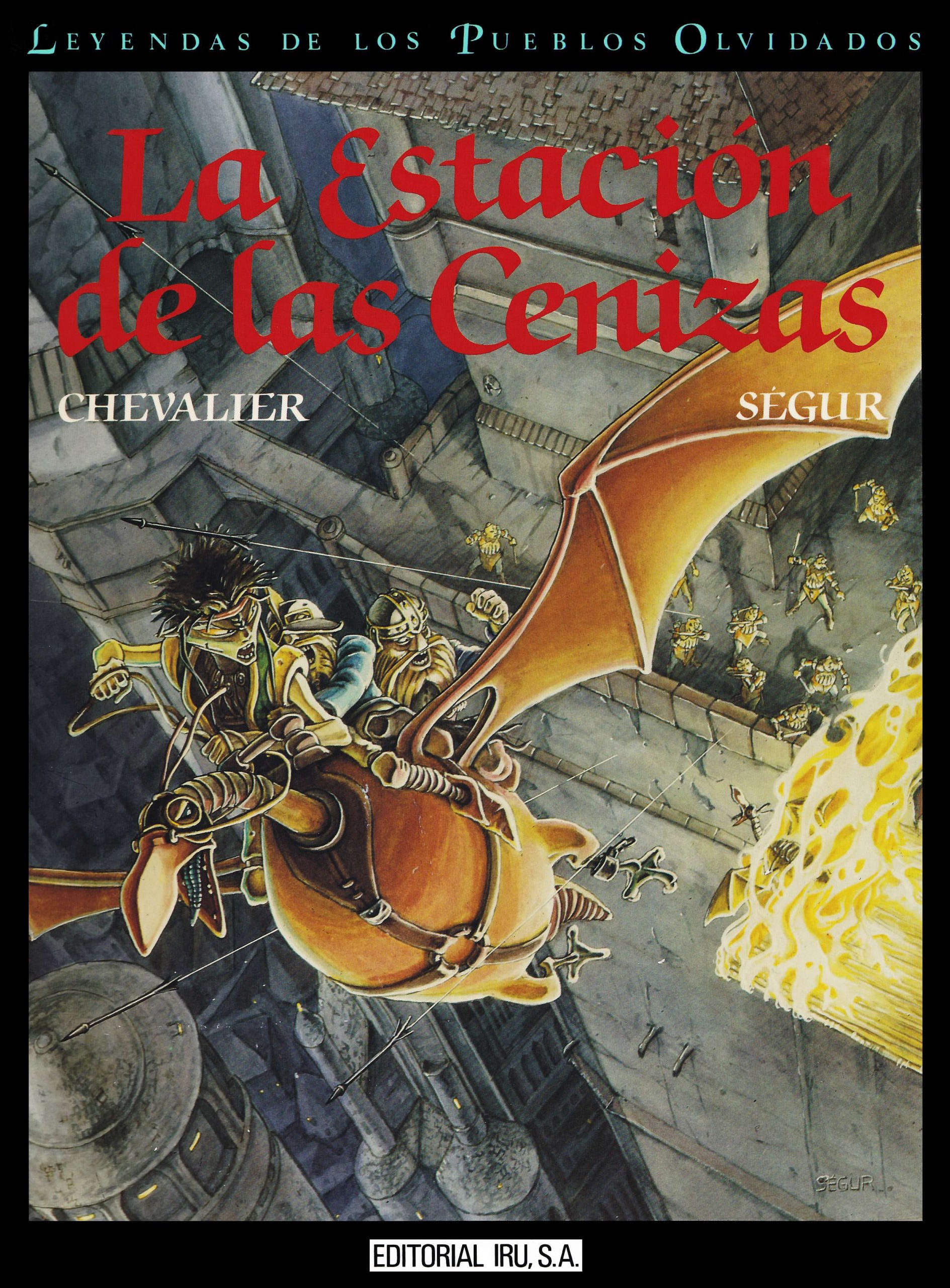 Portada ampliada de La Estación de las Cenizas