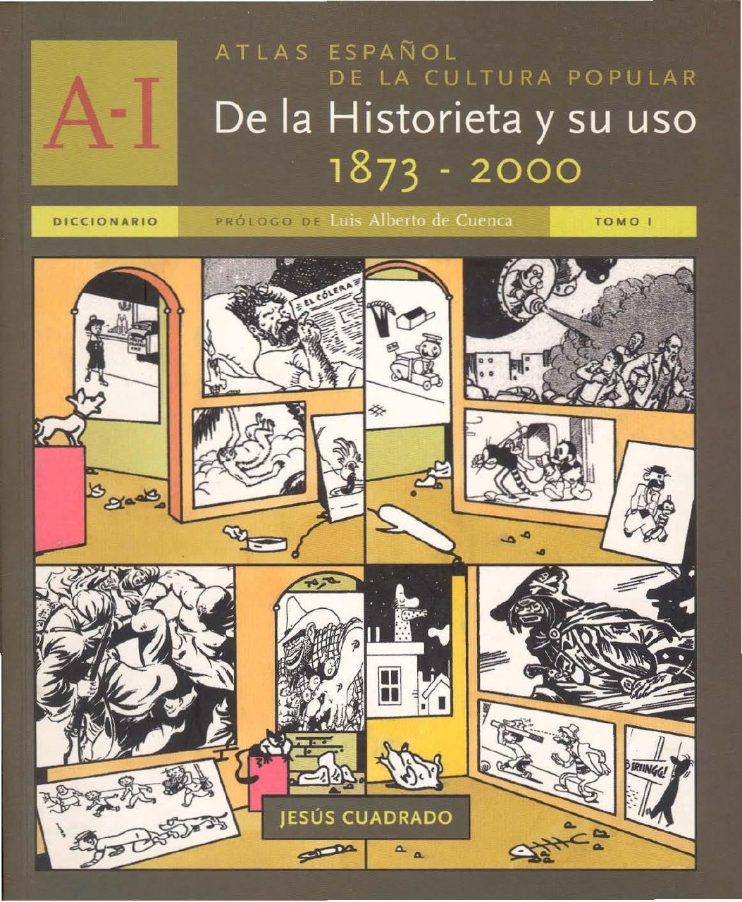 Portada ampliada de De la Historieta y su uso 1873 -