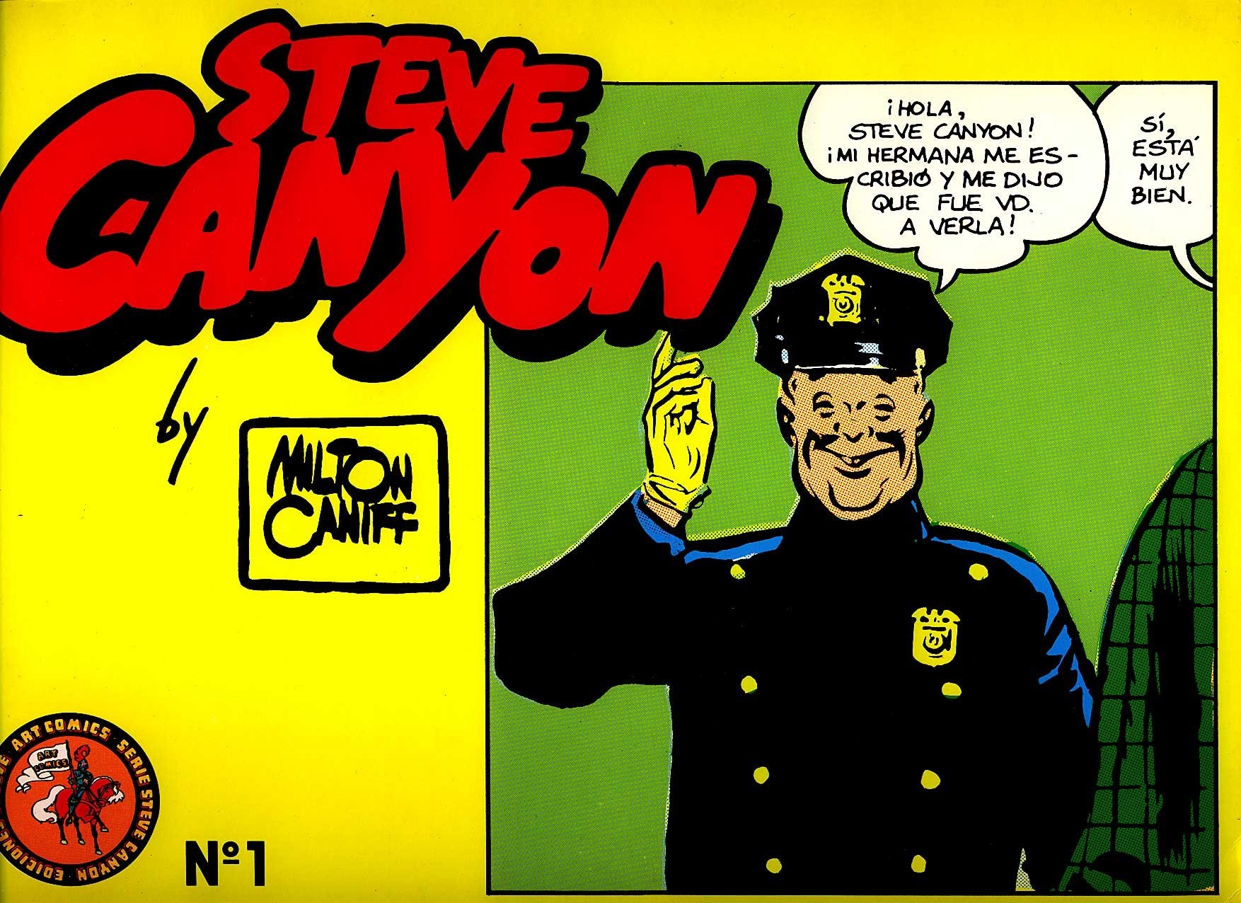 Portada ampliada de STEVE CANYON