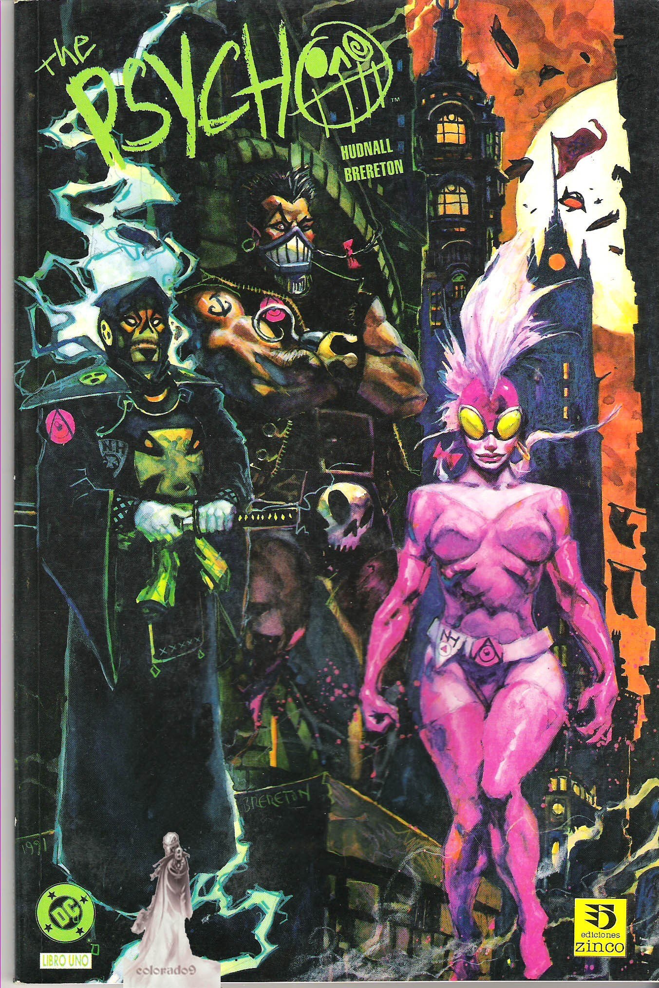 Portada ampliada de The PSYCHO