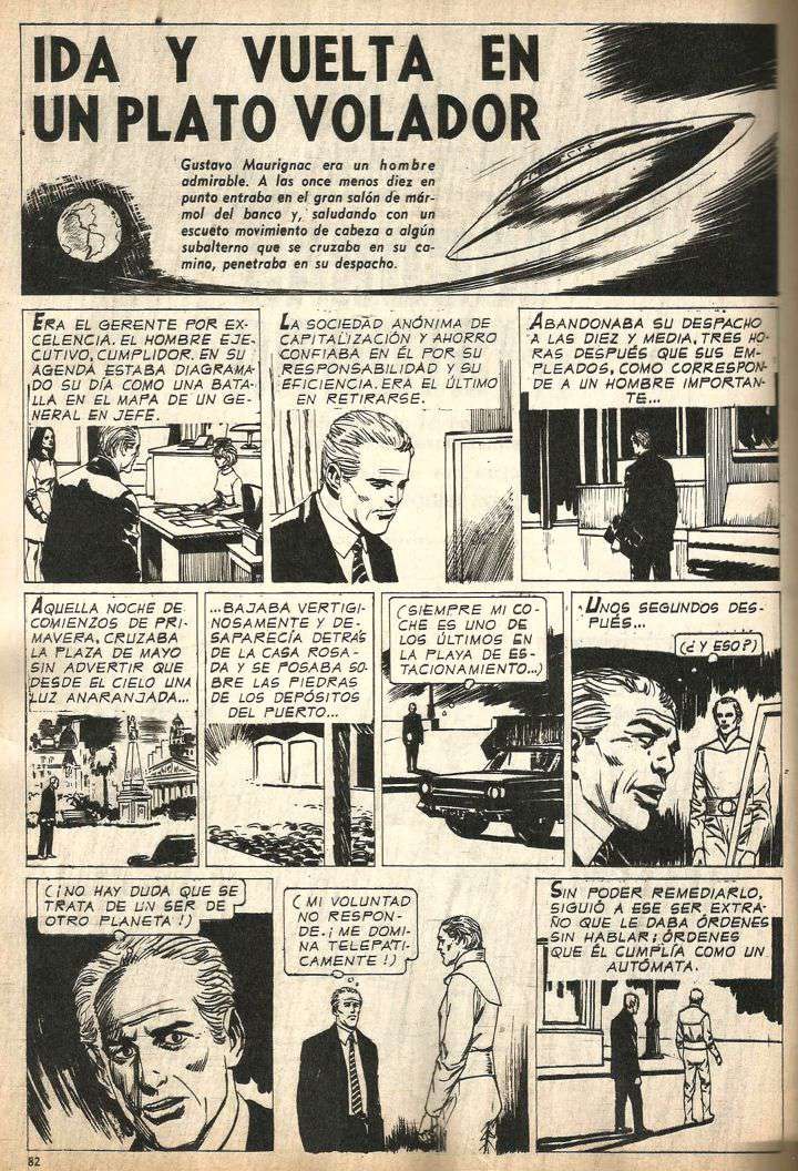 Portada ampliada de IDA Y VUELTA EN UN PLATO VOLADOR