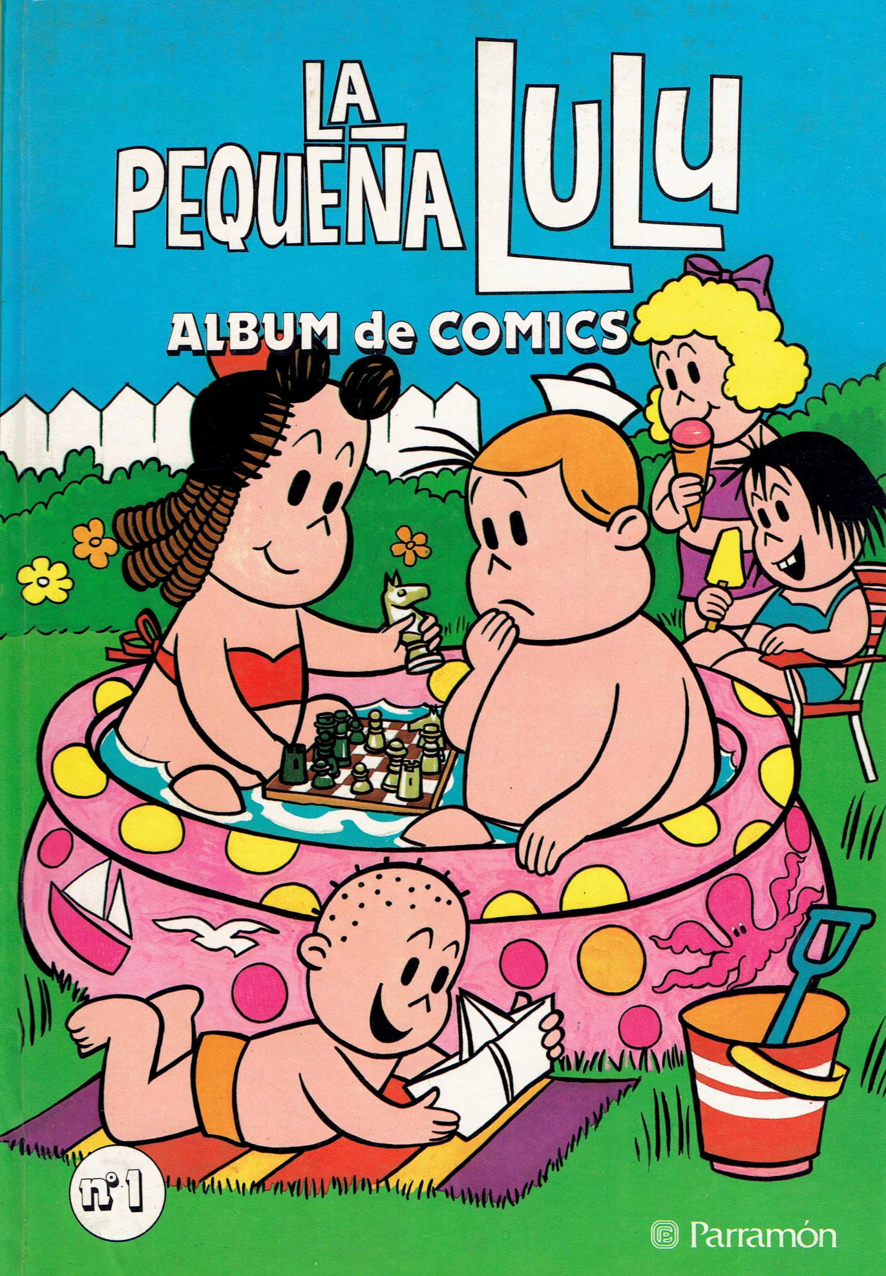 Portada ampliada de La Pequeña Lulu Album de Comics