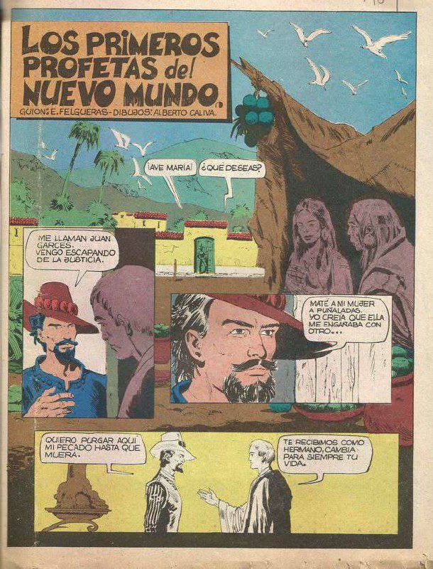 Portada ampliada de LOS PRIMEROS PROFETAS del NUEVO MUNDO