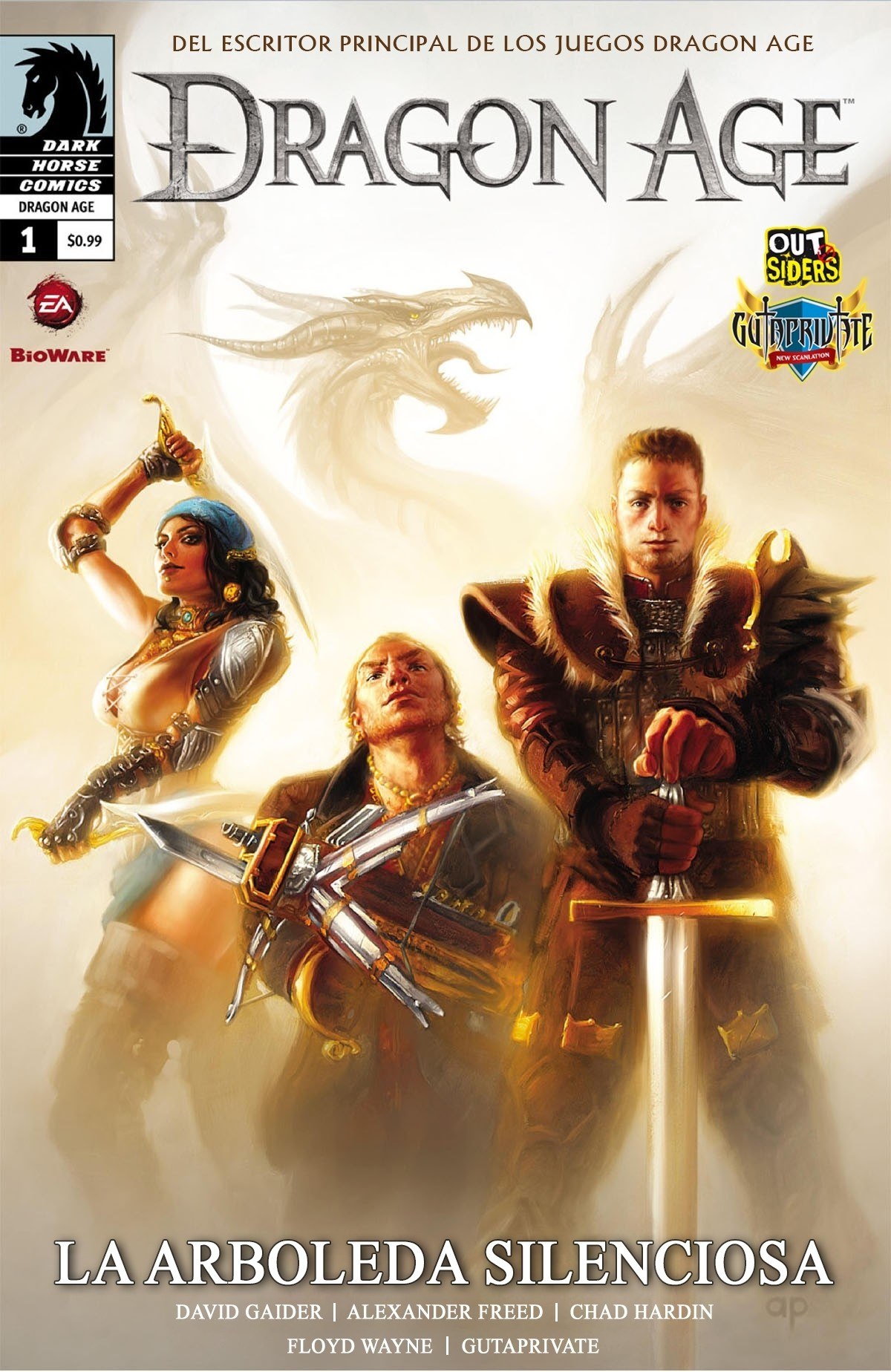 Portada ampliada de DRAGON AGE