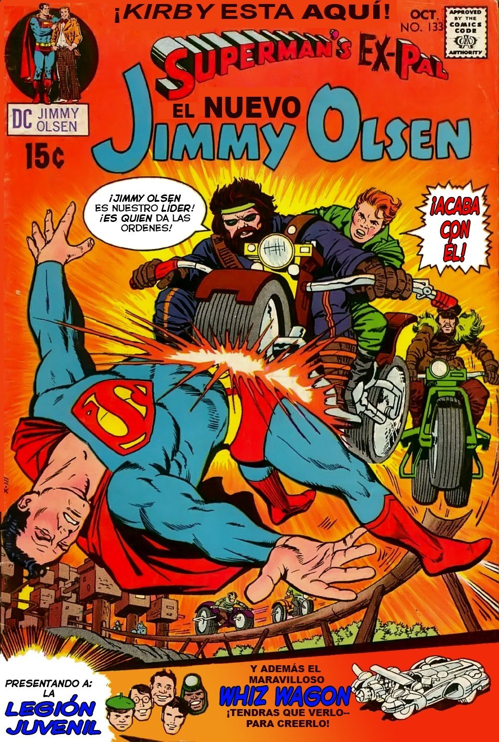 Portada ampliada de Superman's Ex-Tra El Nuevo Jimmy Olsen
