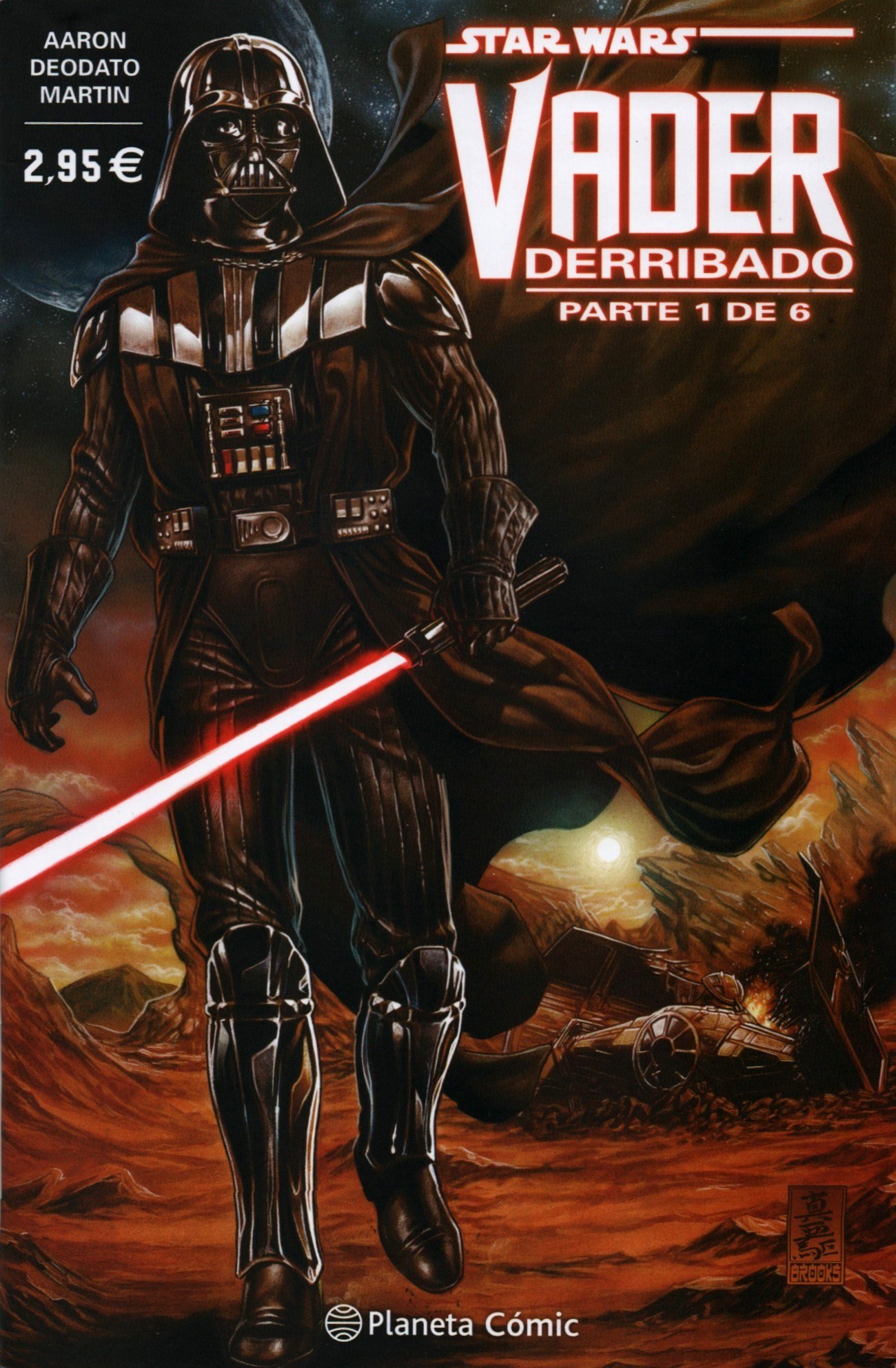 Portada ampliada de Vader Derribado Parte 1 de
