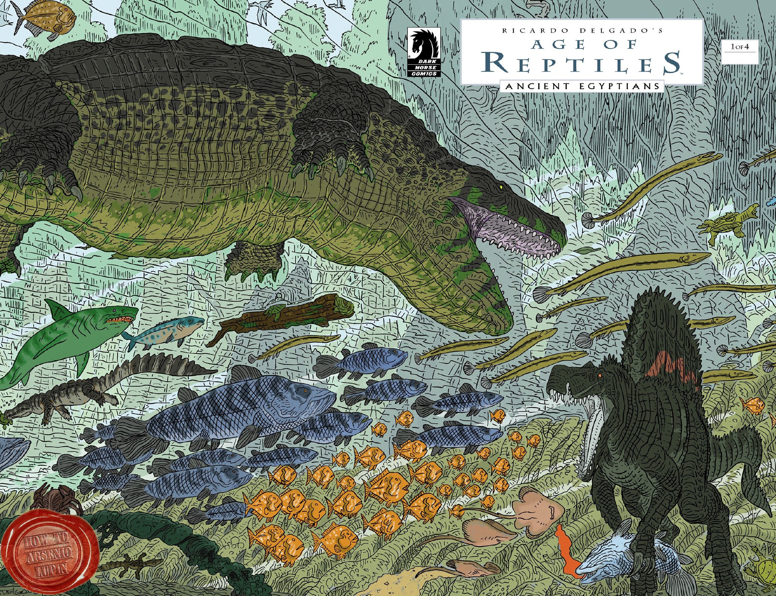 Portada ampliada de AGE OF REPTILES