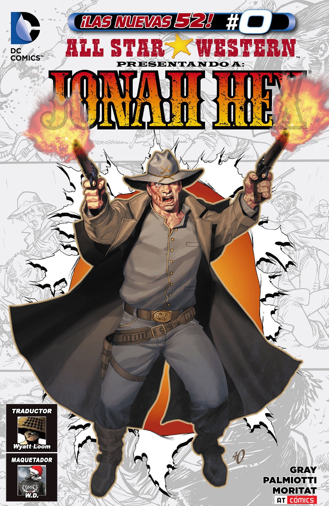 Portada ampliada de ALL STAR WESTERN PRESENTANDO A: JONAH HEX