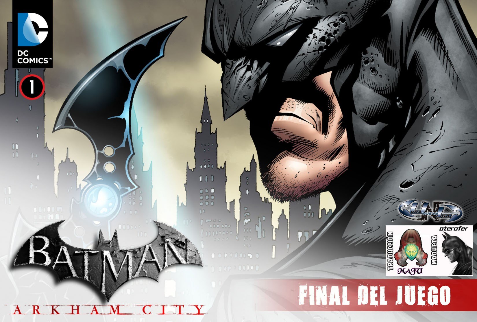 Portada ampliada de BATMAN ARKHAM CITY