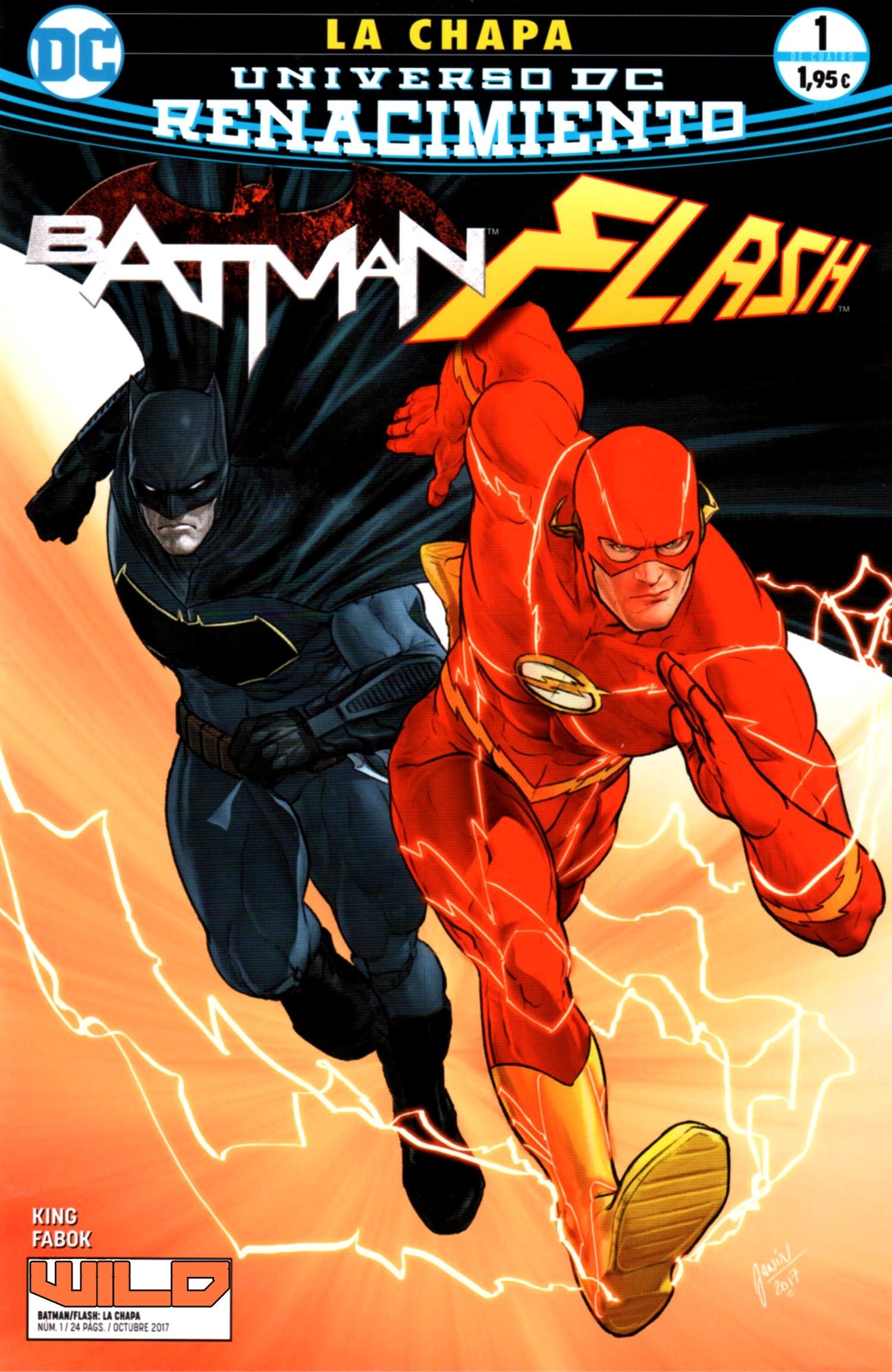 Portada ampliada de BATMAN VS FLASH