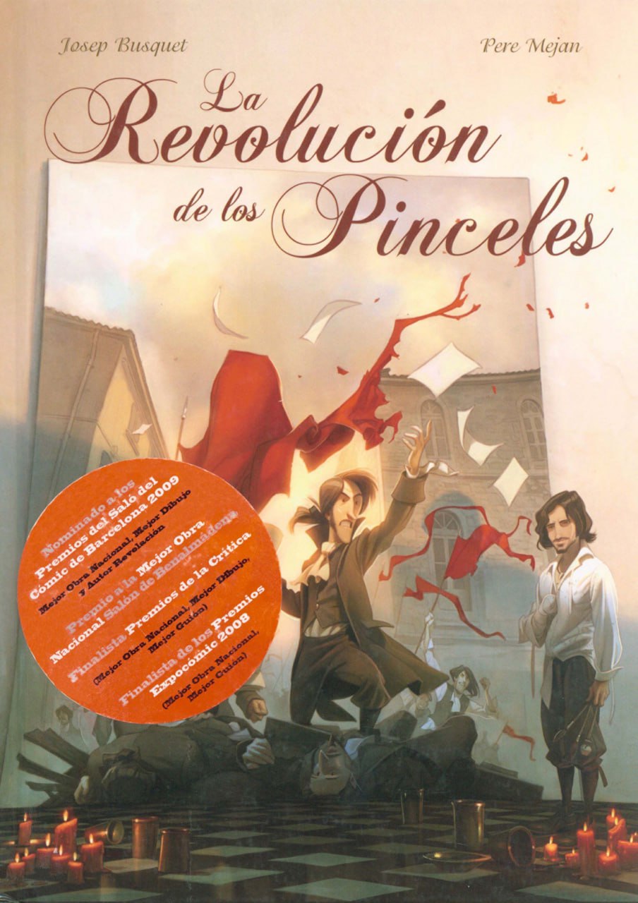 Portada ampliada de La Revolución de los Pinceles