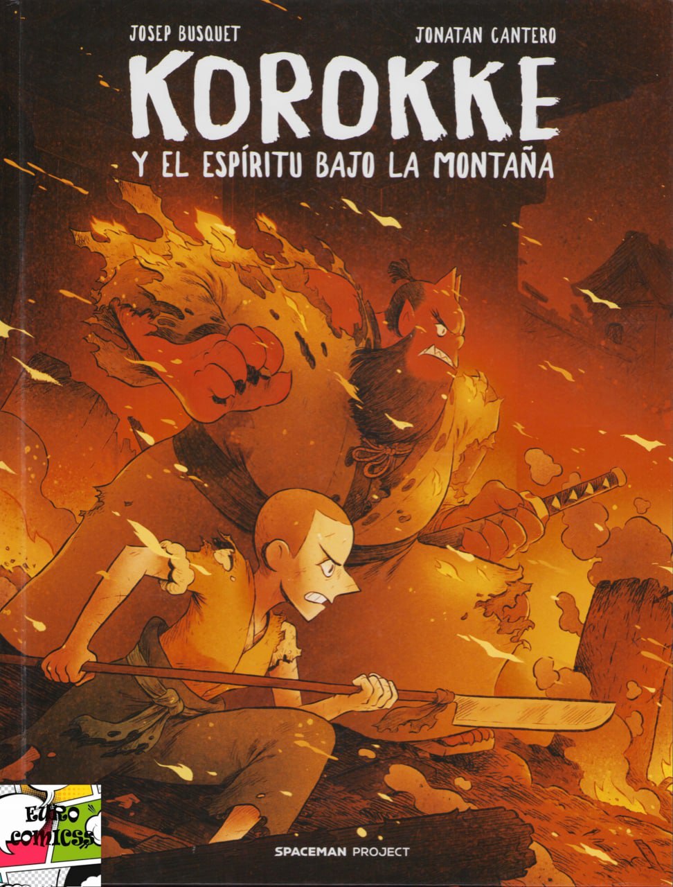 Portada ampliada de KOROKKE Y EL ESPÍRITU BAJO LA MONTAÑA