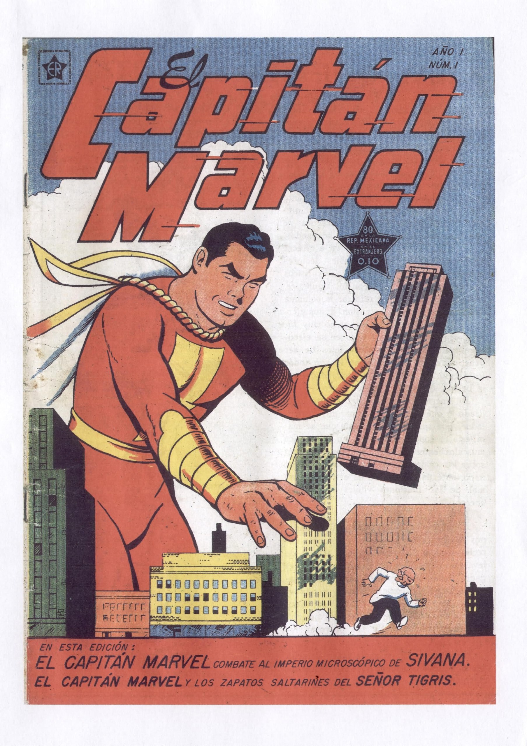 Portada ampliada de Capitán Marvel