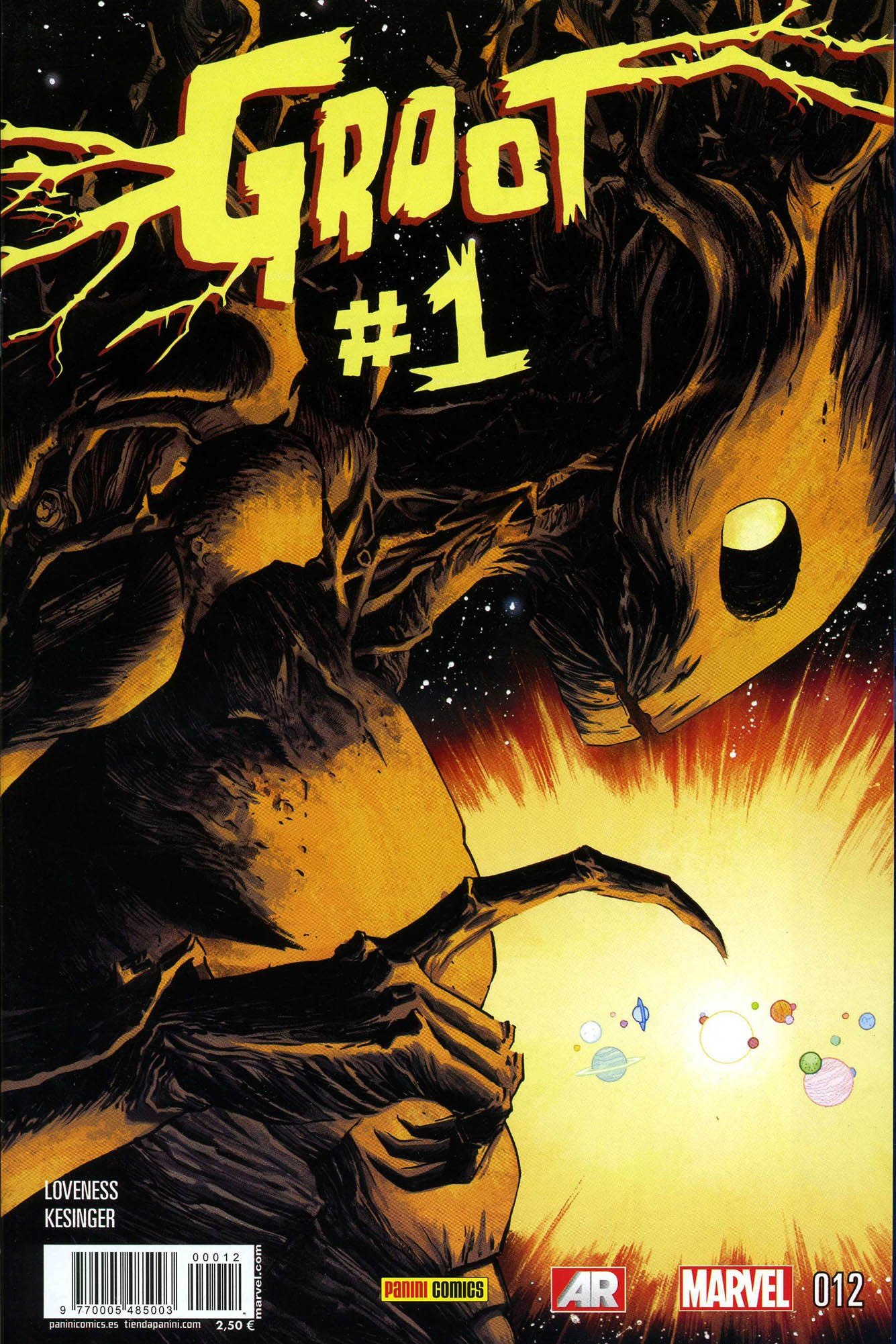 Portada ampliada de Groot #