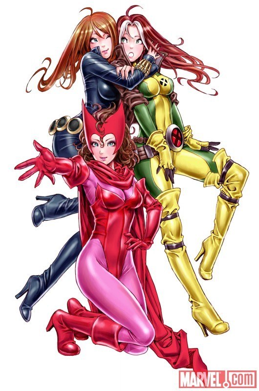 Portada ampliada de Imagenes de los X-Men (Recopilacion)