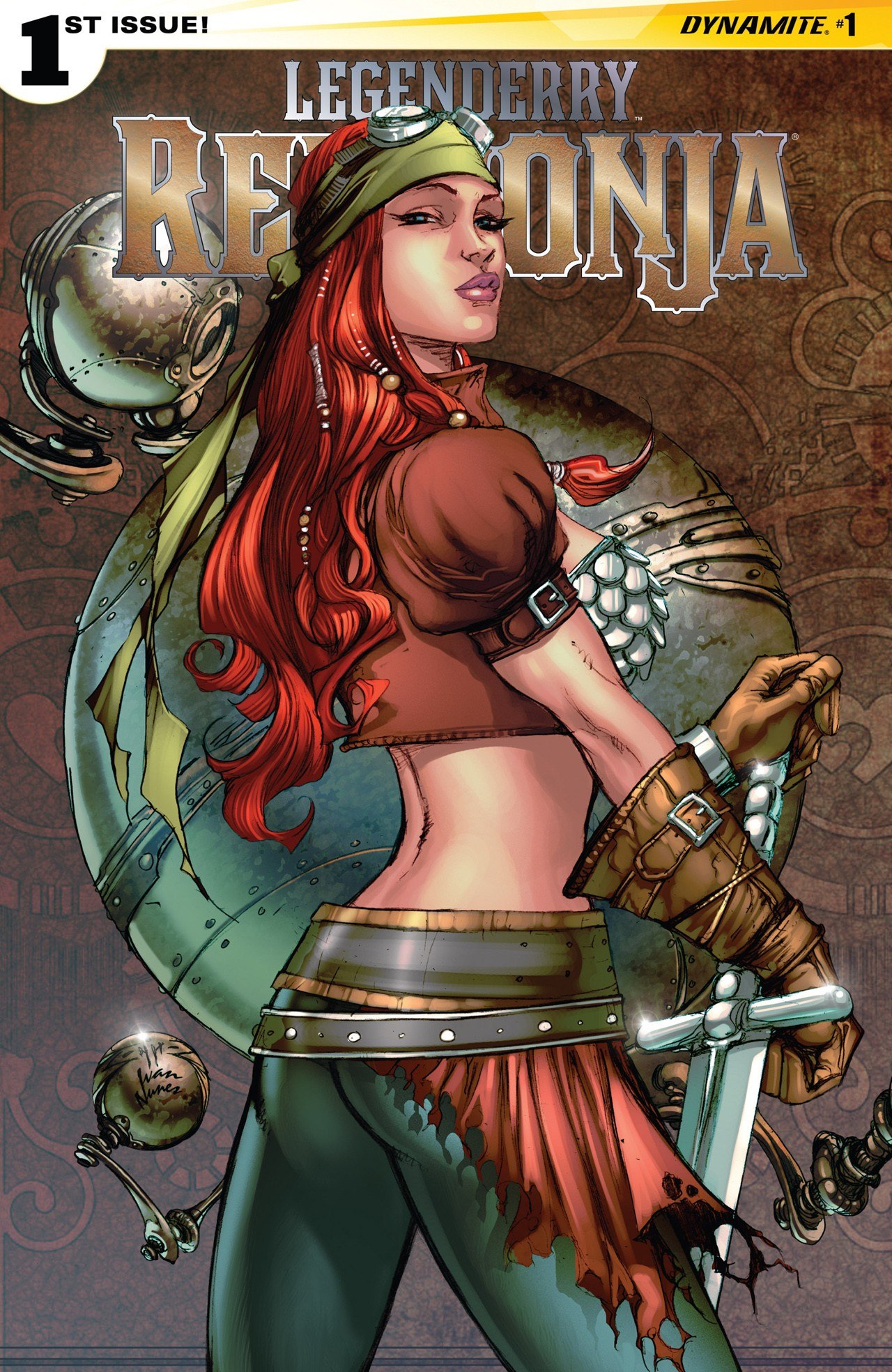Portada ampliada de Legenderry Red Sonja