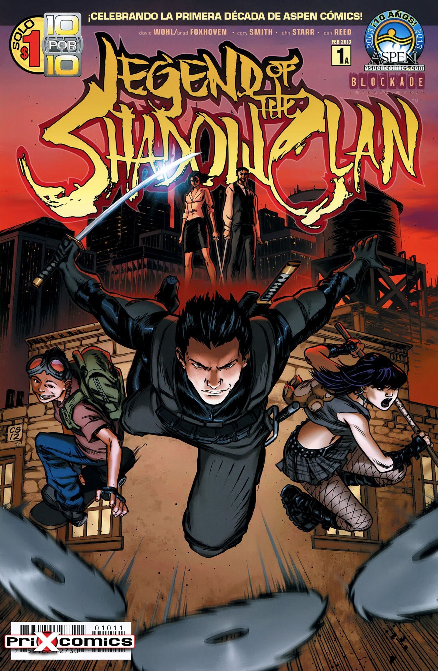 Portada ampliada de Legend of the Shadow Clan