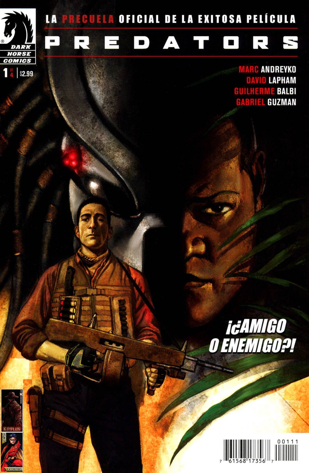 Portada ampliada de PREDATORS