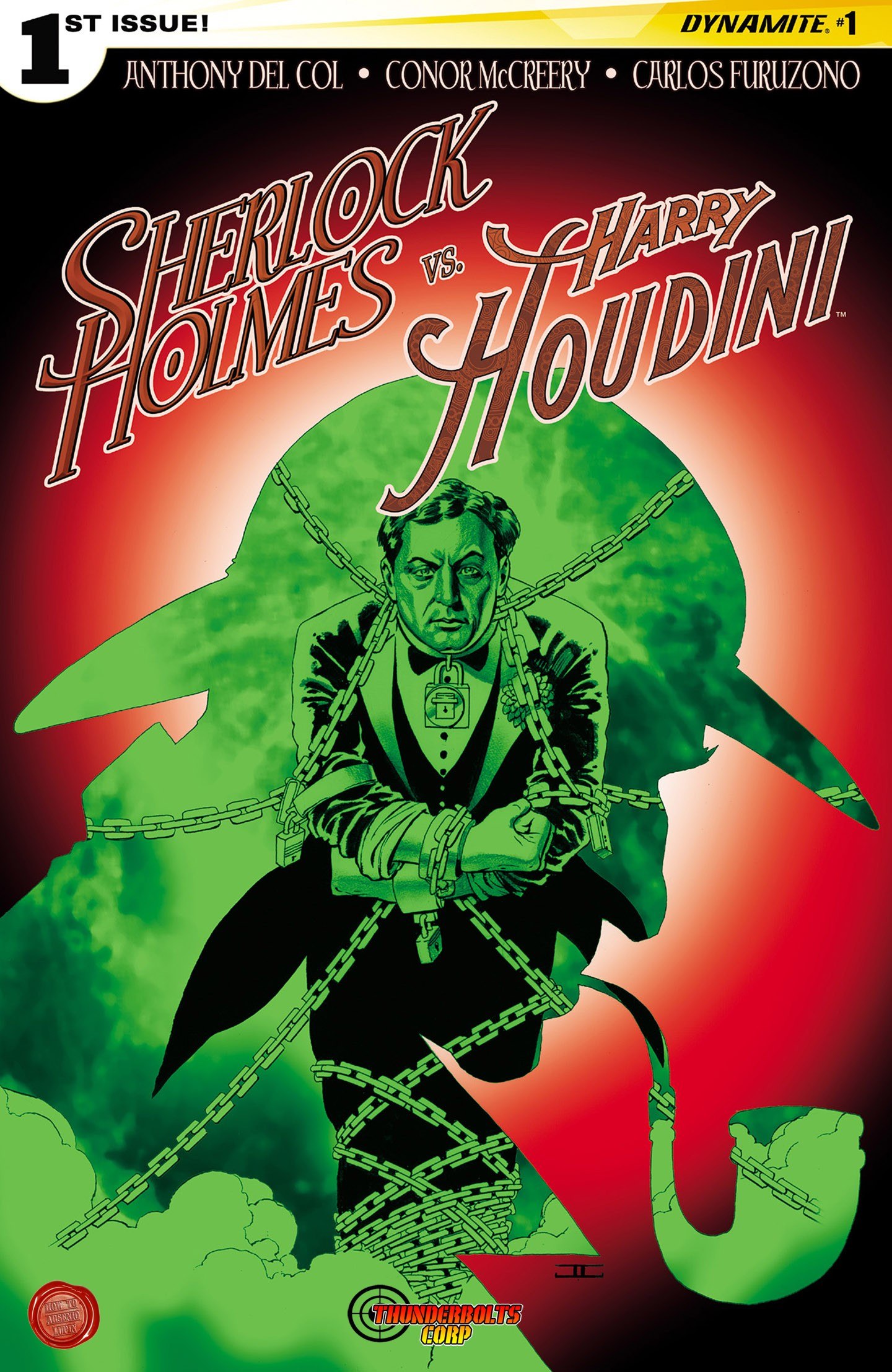 Portada ampliada de SHERLOCK HOLMES VS HARRY HOUDINI