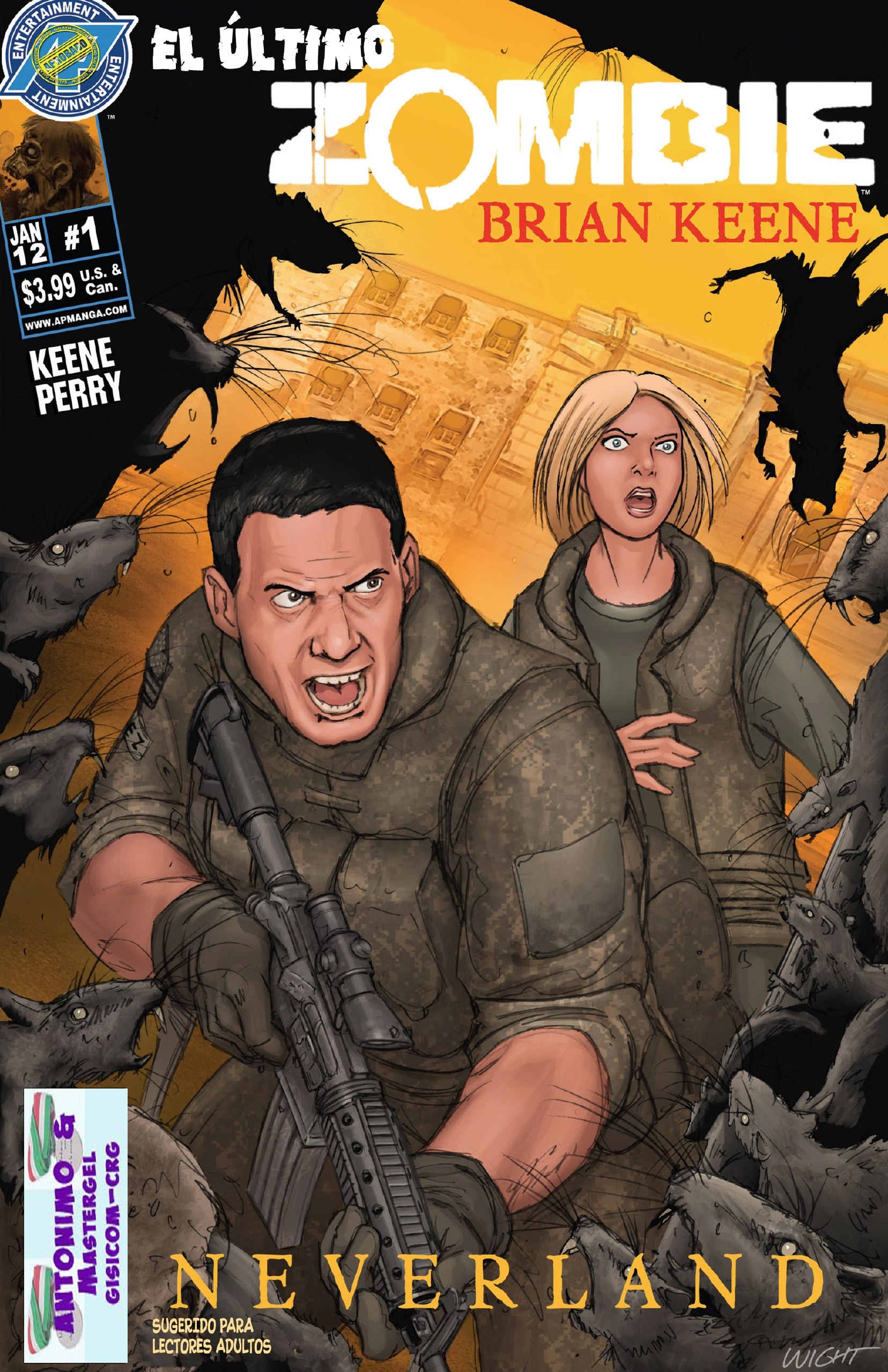 Portada ampliada de EL ÚLTIMO ZOMBIE