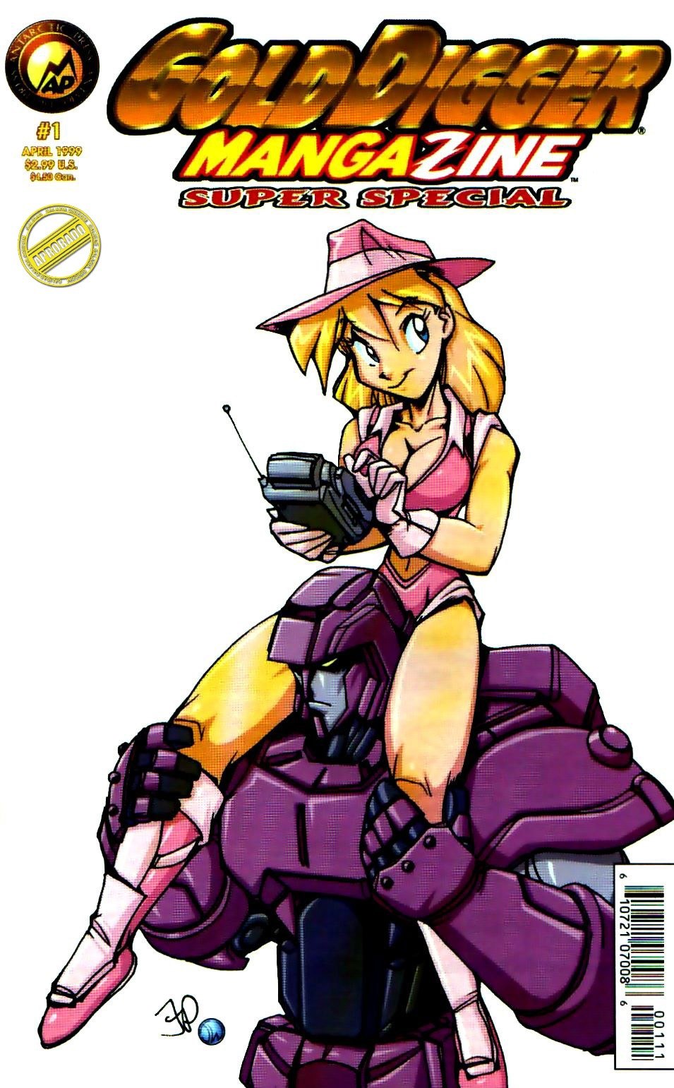 Portada ampliada de Gal Digger Manga Zine Super Special