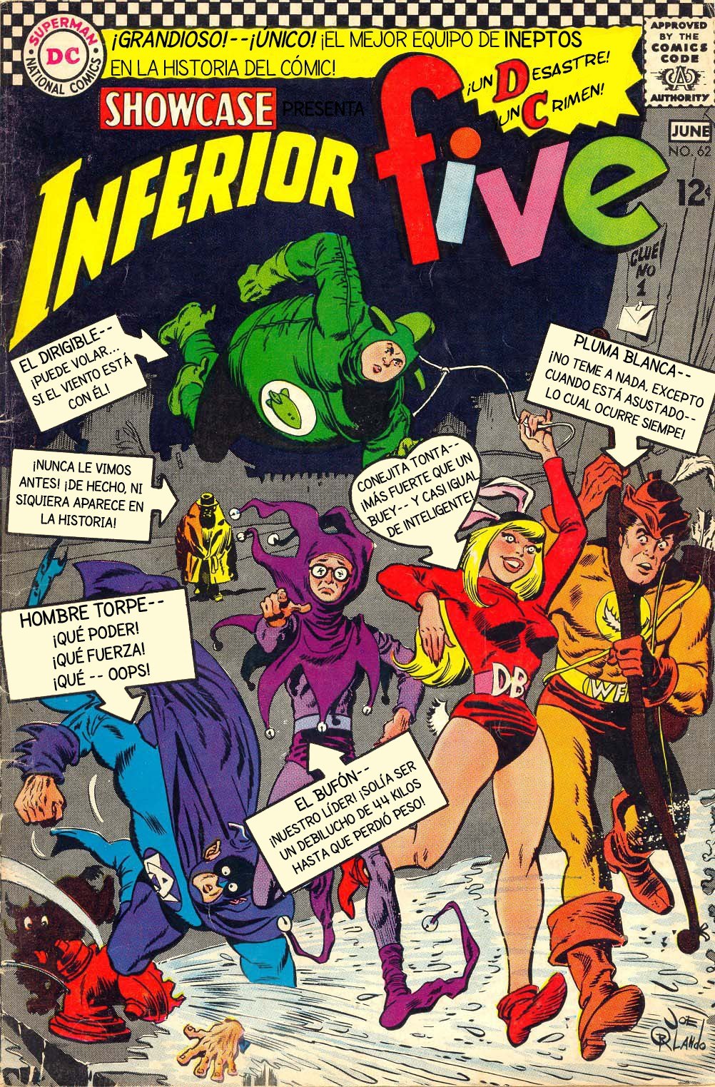 Portada ampliada de SHOWCASE INFERIOR five