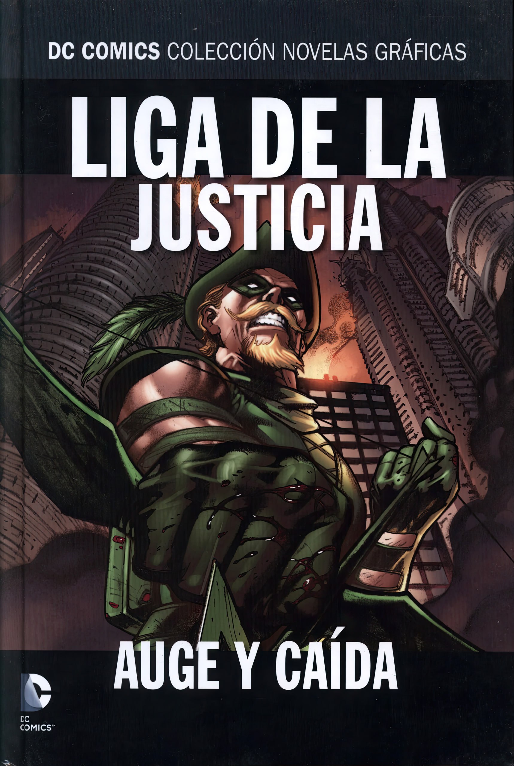 Portada ampliada de LIGA DE LA JUSTICIA AUGE Y CAÍDA