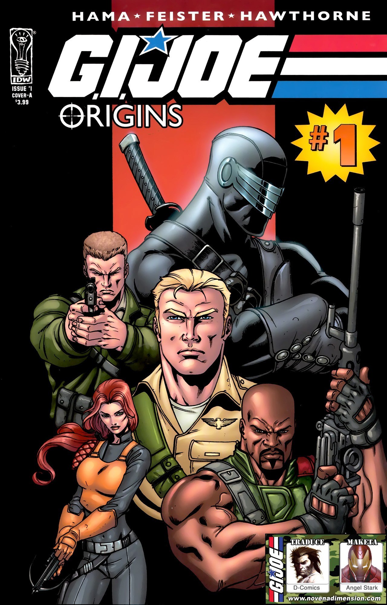 Portada ampliada de GI JOE ORIGINS