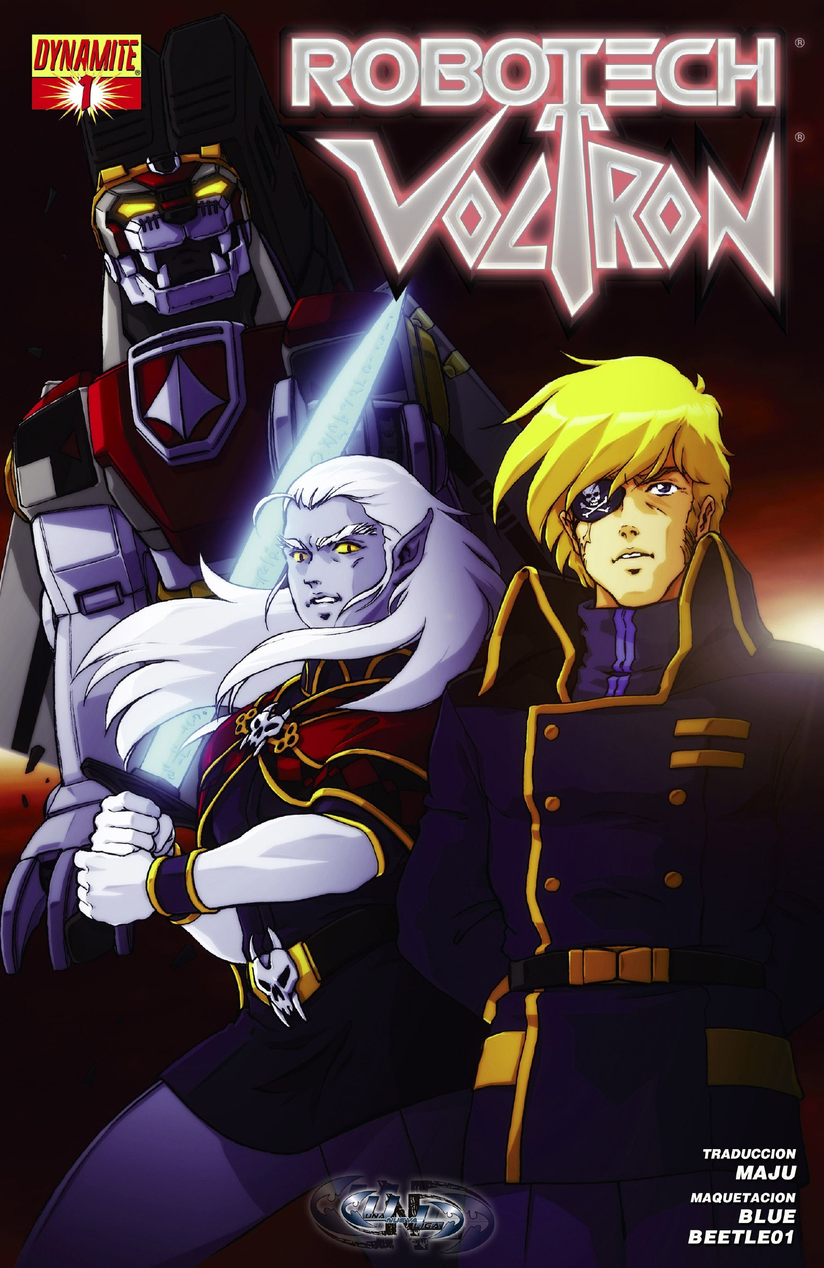 Portada ampliada de ROBOTECH VOLTRON