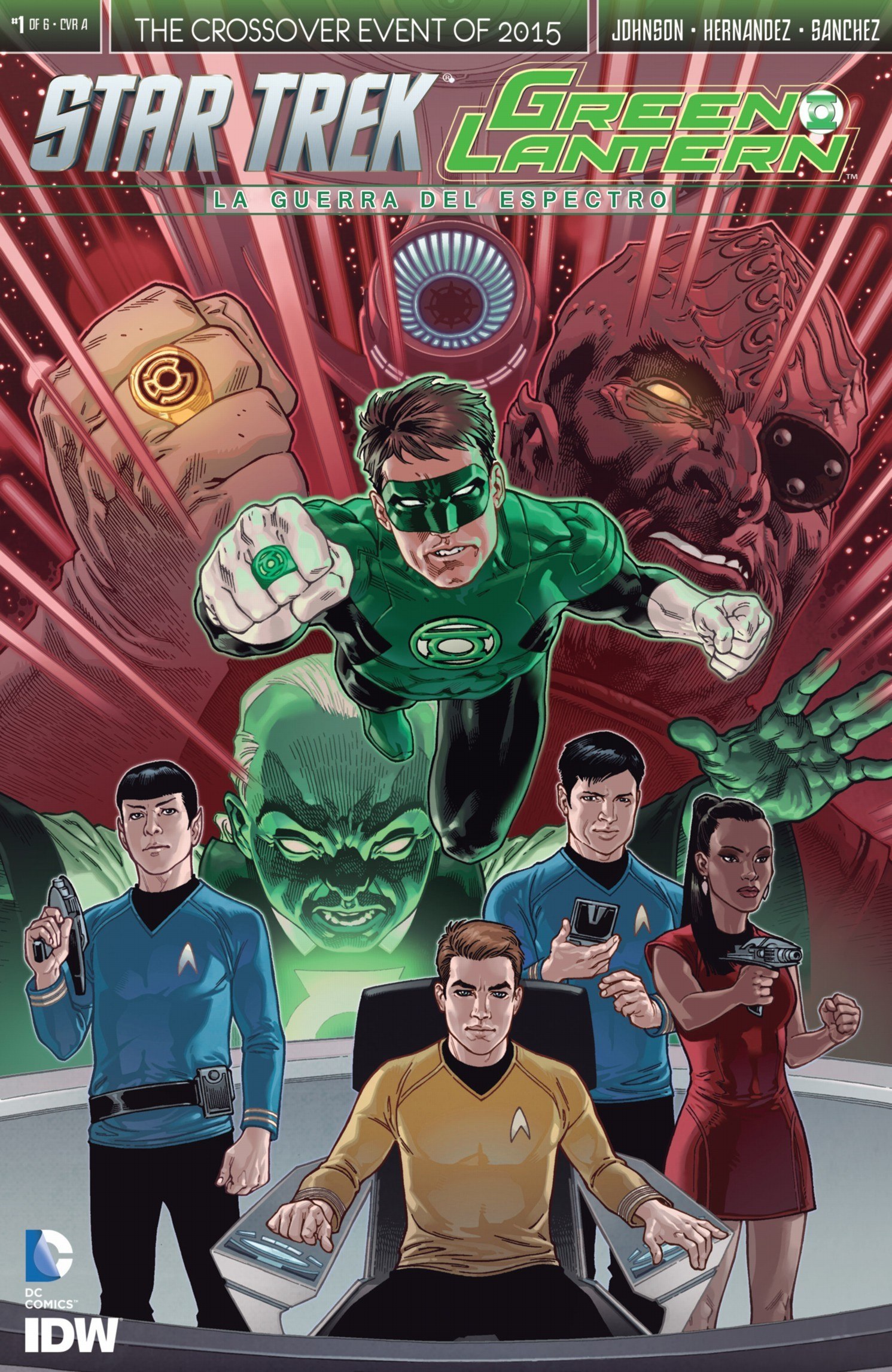 Portada ampliada de STAR TREK GREEN LANTERN