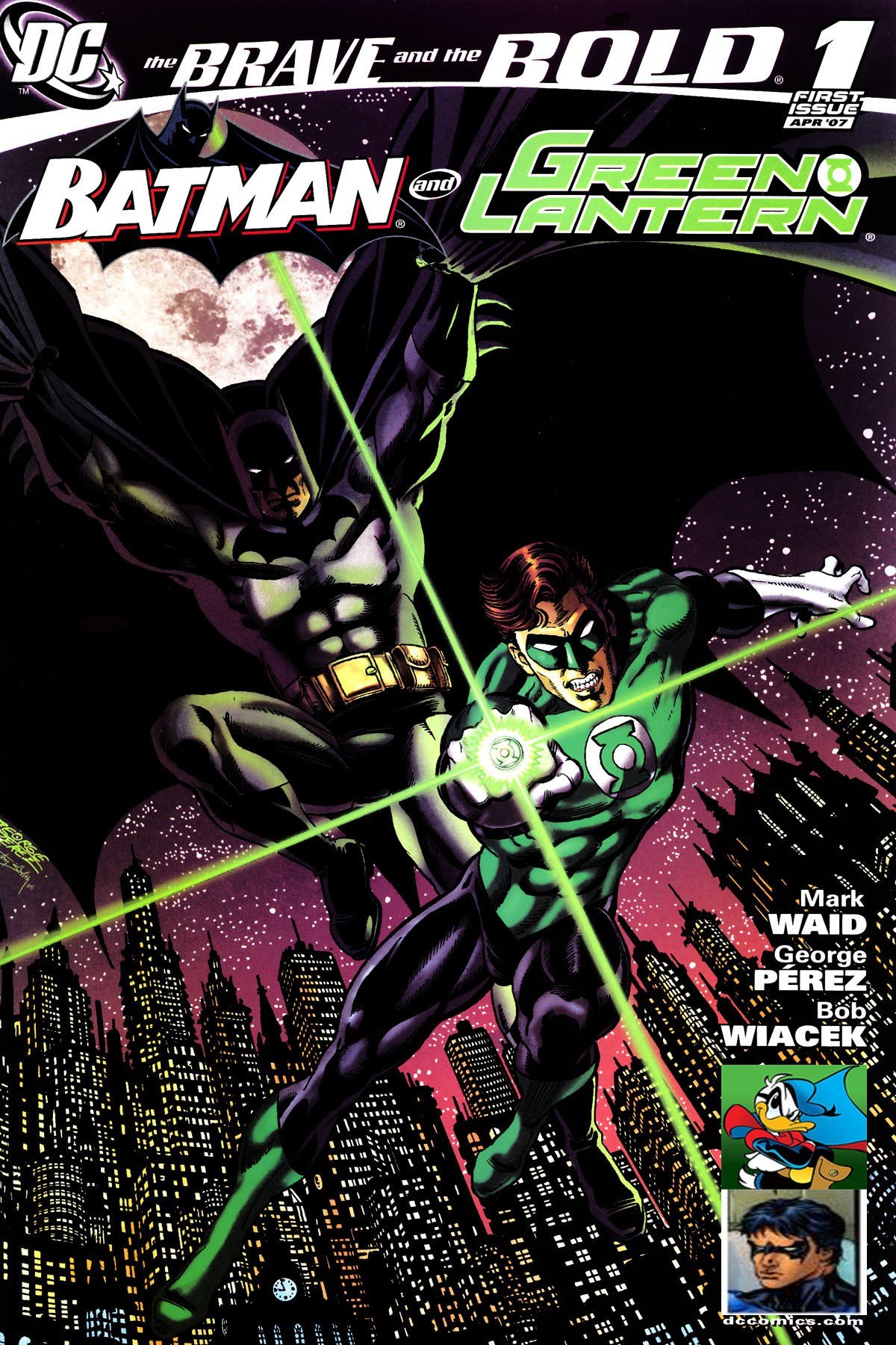 Portada ampliada de BATMAN and GREEN LANTERN