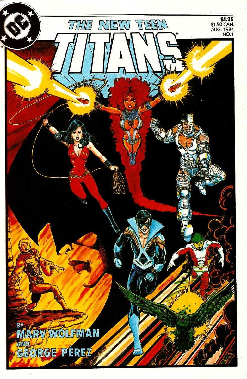 Portada ampliada de THE NEW TEEN TITANS