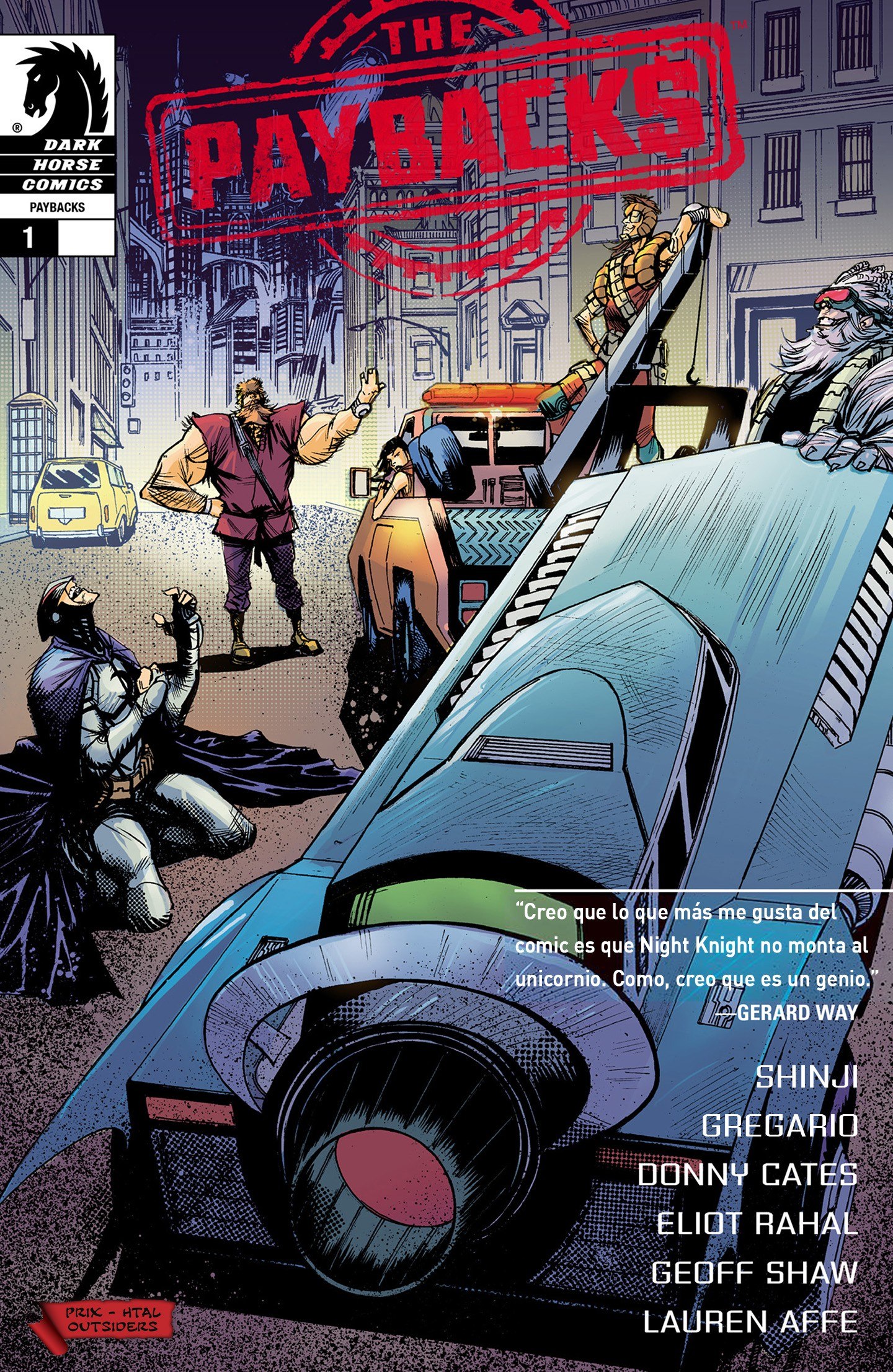 Portada ampliada de The Paybacks