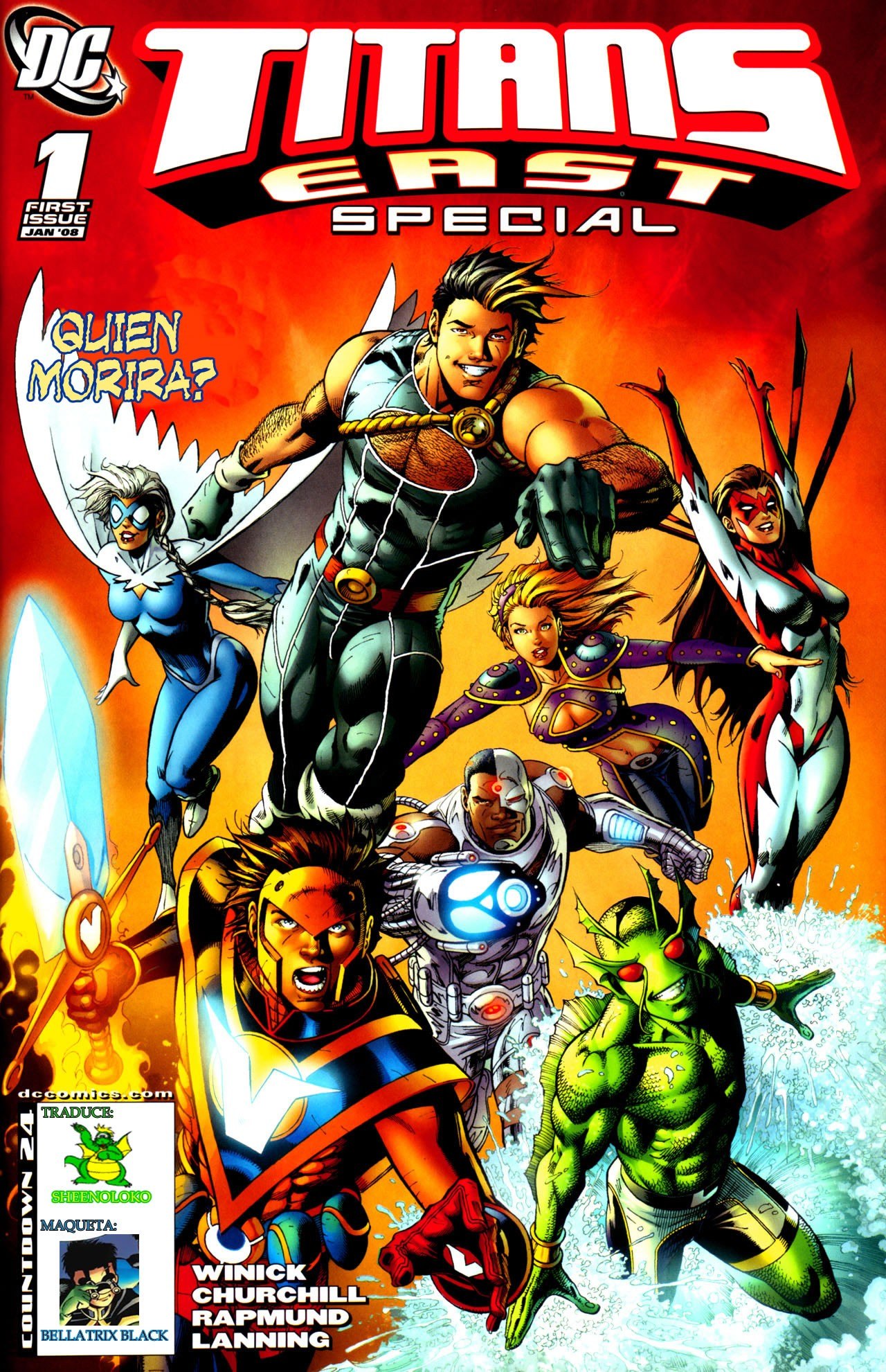 Portada ampliada de TITANS EAST SPECIAL