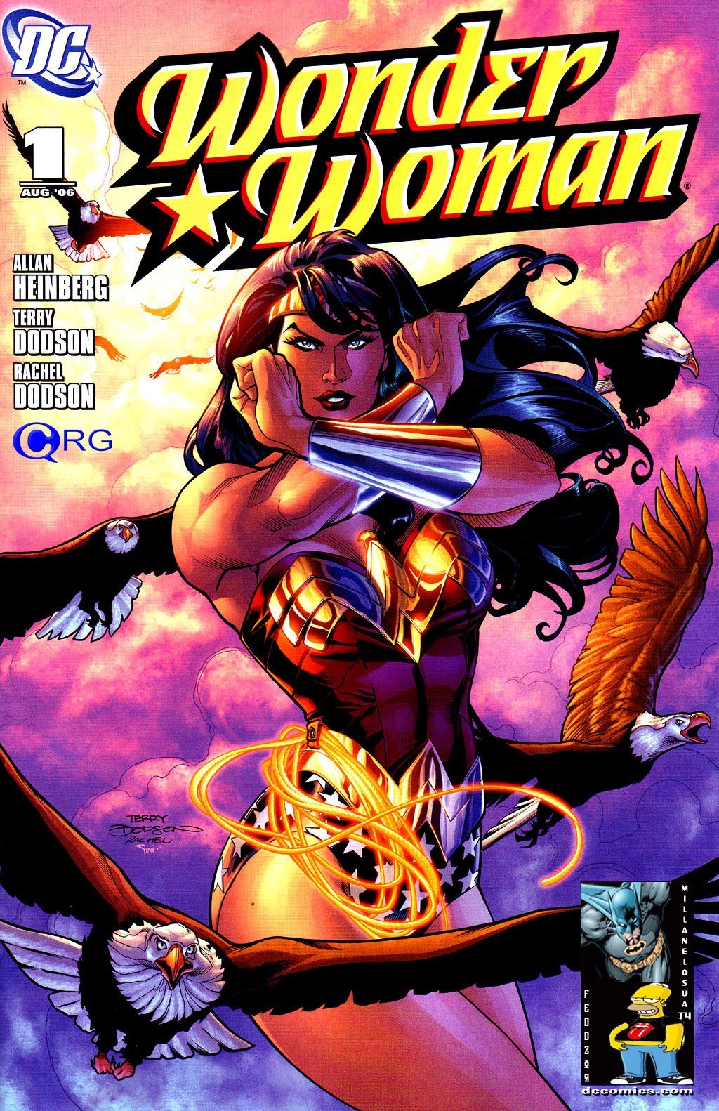 Portada ampliada de Wonder Woman