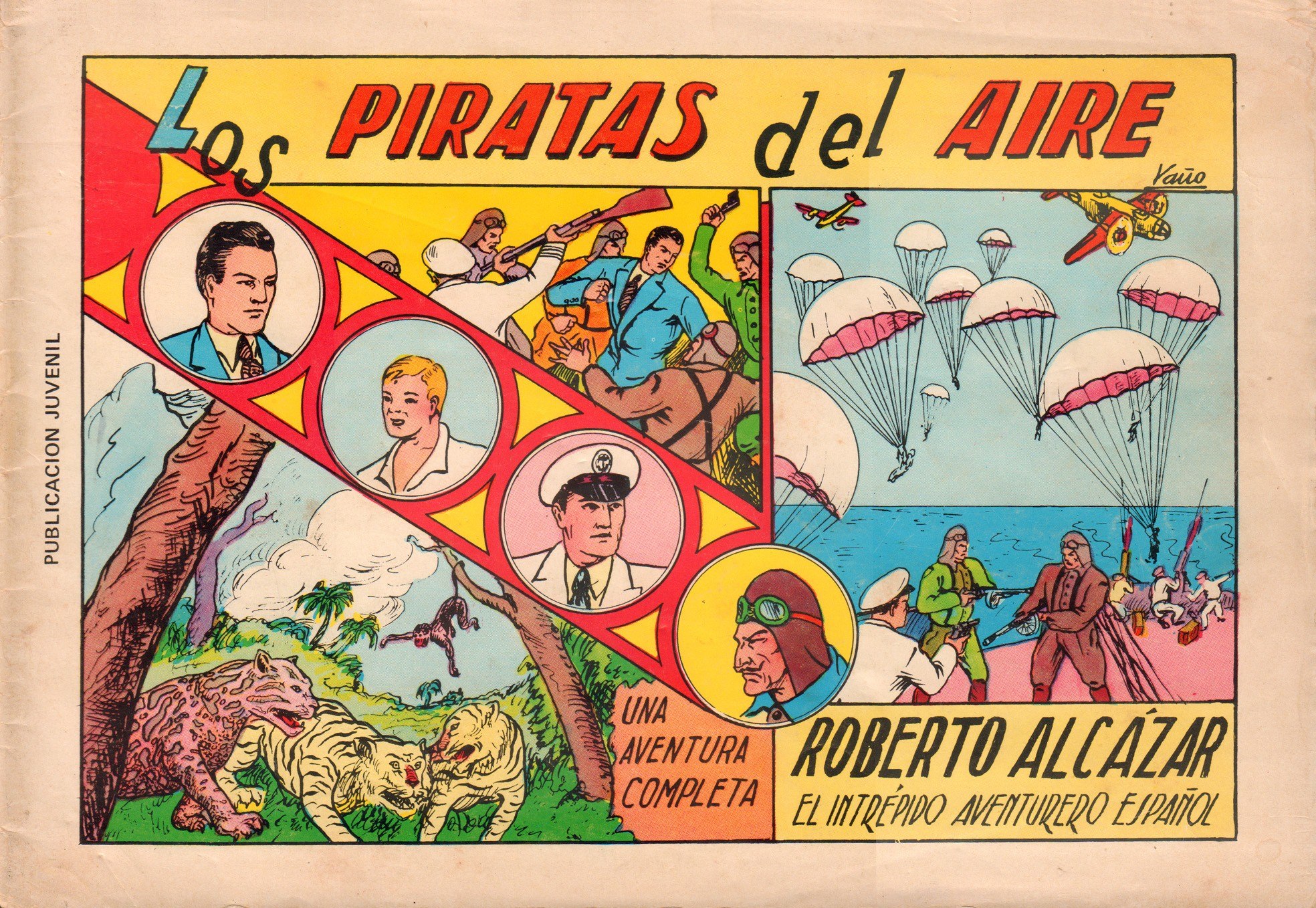 Portada ampliada de Los PIRATAS del AIRE